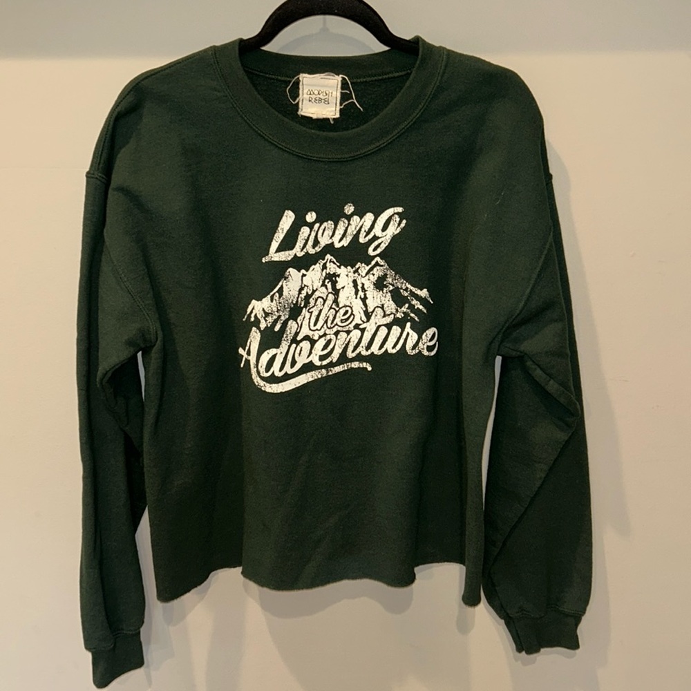 Cropped Modish Rebel Sweatshirt